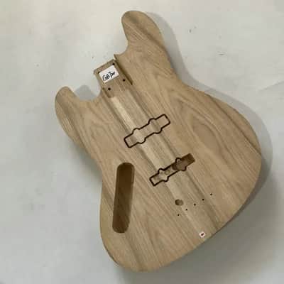 Lefty Ash Wood Unfinished Jazz Bass Style Body image 1