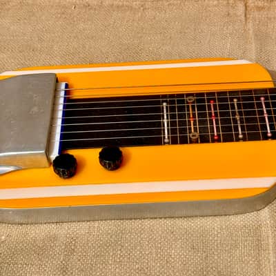 ~1955 Aloha Cast Aluminum 8 String Lap Steel Guitar image 9