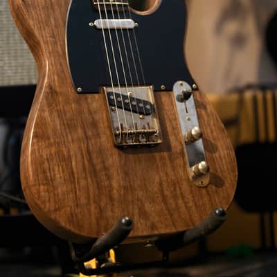 Handmade 60s T‑Style Custom 2026 – Walnut Shellac Semi‑Matte Light Relic image 2