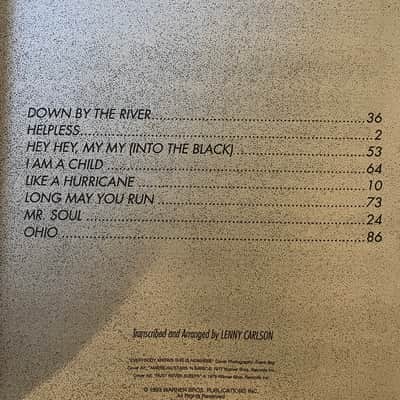 Neil Young - Classic Volume 2 - Guitar tab / tablature Book image 3