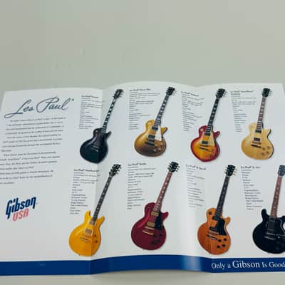 Gibson Les Paul Brochure Foldout 2000 image 4