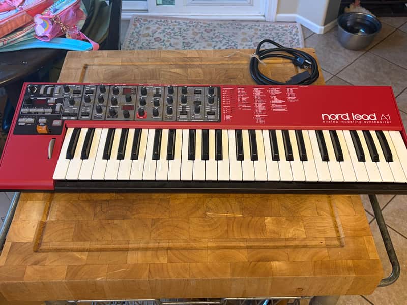 Nord Lead A1 49-Key 26-voice Polyphonic Synthesizer 2014 - 2022 - Red - Excellent image 1