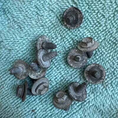 Rogers 6 Beavertail Vintage Tom Drum Lugs - part # 609322 - Lot #01 60s 70s - Chrome image 13