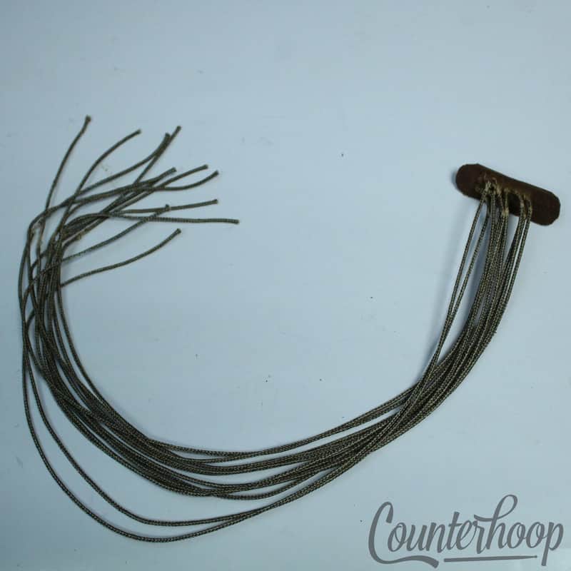 *Gretsch Braided Linen 14"Snare Drum Wires/12x Strands Leather Butt Vintage 30s* image 1