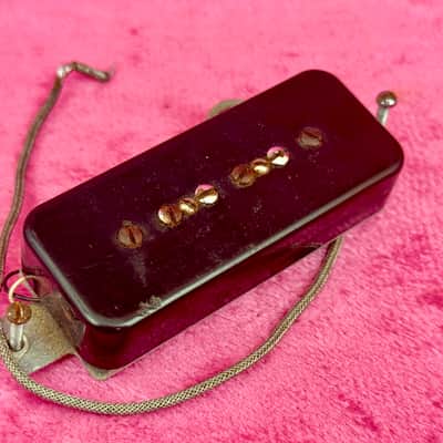 1960's Gibson P-90 Soapbar Guitar Pickup with Cover Vintage Circa 1966-1968 image 4