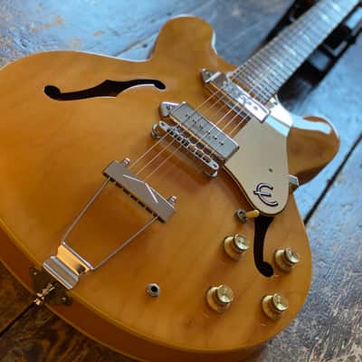 Epiphone 2004 Casino Electric Guitar Gloss Natural Finish Peerless Factory Korea w/ OHSC image 3