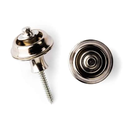 Dunlop SLS1101N Straplok Original Strap Retainer System, Nickel image 2
