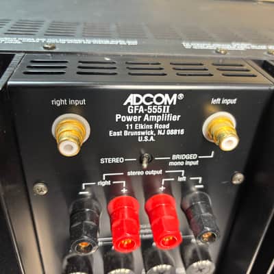 Adcom GFA-555 II stereo power amplifier image 16