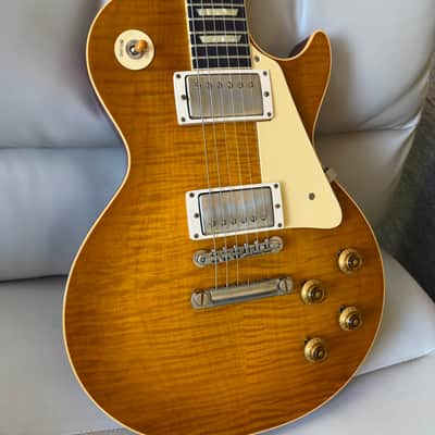 2025 Gibson Custom Shop '59 Les Paul  8.45 lb  - Dirty Lemon VOS _ R9 1959 Historic Reissue Bild 2