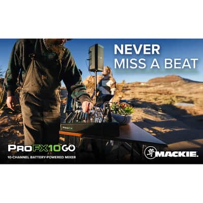 Mackie ProFX10 Go Battery-powered 10-channel Analog Mixer with Enhanced FX, USB image 9