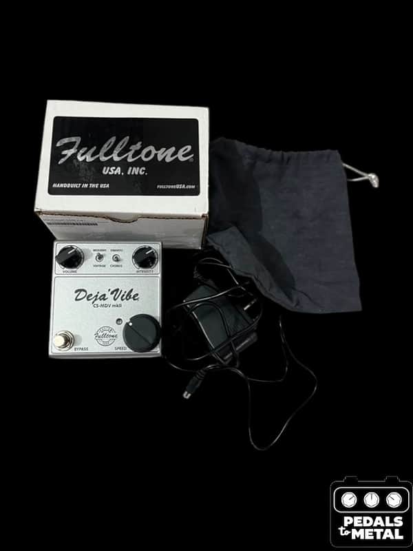 Fulltone CS-MDV MkII Custom Shop Mini Deja Vibe MkII 2010s - Silver - X18252 image 1