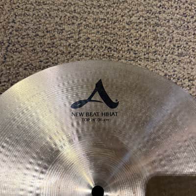 Zildjian 14" A Series New Beat Hi-Hat Cymbals (Pair) 2013 - Present - Traditional image 2
