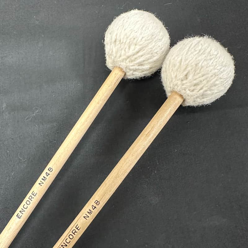 Encore NM4B Nanae Mimura Signature Mallets, Medium, Birch, 1 Pair - EXCELLENT image 1