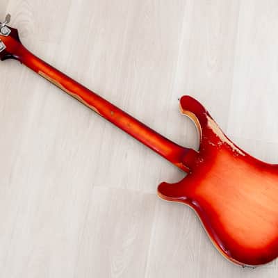 1965 Rickenbacker 4001 Vintage Neck Through Bass Fireglo w/ Case image 13
