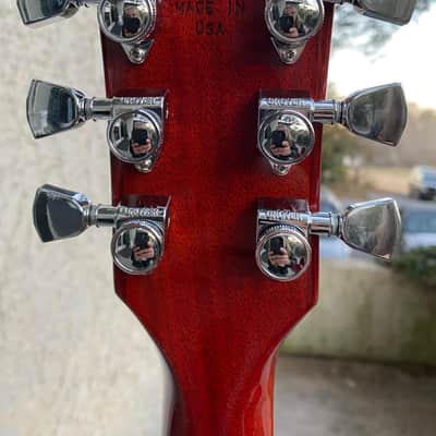 Gibson Les Paul Traditional Pro V Gloss 2016 Washed Cherry Sunburst image 4