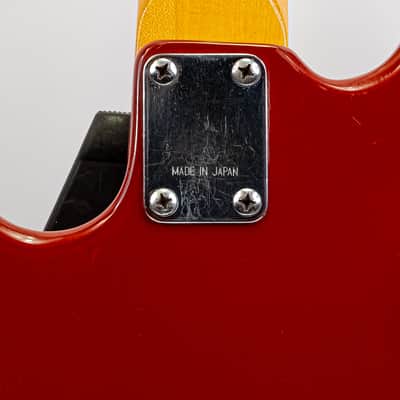 1970s Greco Jazz Bass MIJ Fiesta Red Matching Headstock Block Inlays w/ Gigbag image 7