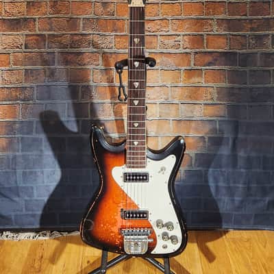 Vintage 1960s Kay Vanguard II Double Pickup Redburst - New Strings!! image 1