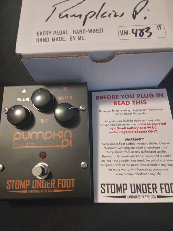 Stomp Under Foot Pumpkin Pi Vintage Mini image 1