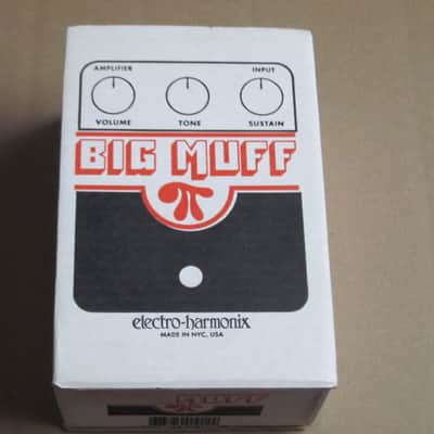 very lightly handled - mostly very clean Electro Harmonix EMPTY CARDBOARD BOX and printout copy of Owner's Instructions ONLY for USA Big Muff Reissue (NO Pedal, NO original paperwork) image 4