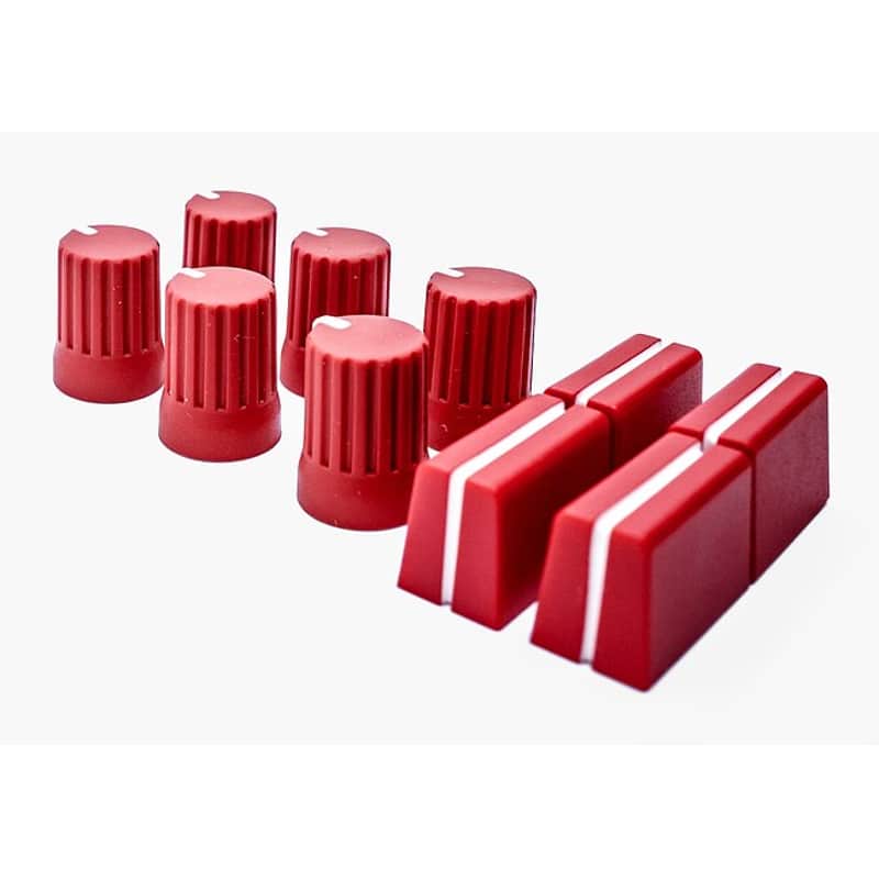 DJ TECHTOOLS Chroma Caps Pack Lite Red Austauschpotiknöpfe für DJ-Controller und Mixer image 1