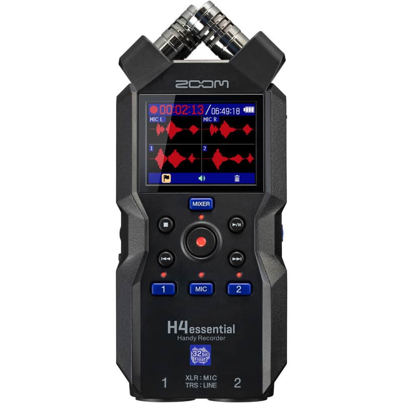 Zoom H4 essential 4-Track 32-Bit Float Portable Audio Recorder image 1