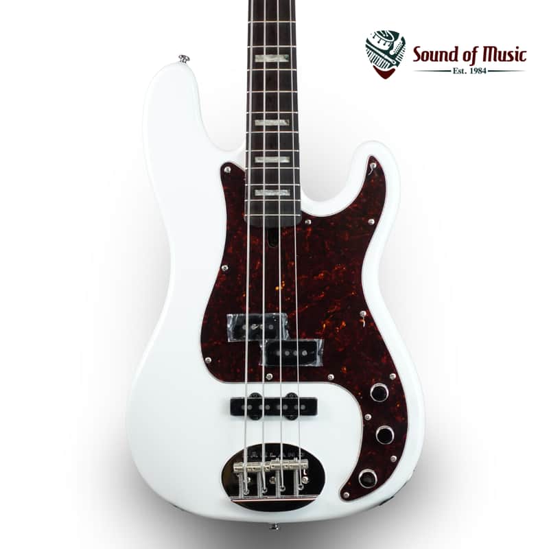 Lakland Skyline 44-64 Custom PJ Rosewood FB Electric Bass - White image 1