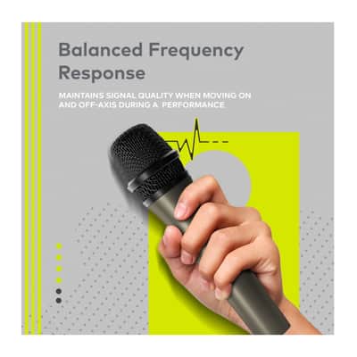 Knox Gear HDM-100 Uni-Directional Dynamic Cardioid Microphone (Clip Included) image 22