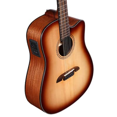 Alvarez Artist AD6012CESHB 12 String Dreadnought Guitar - Shadow burst / Gloss Finish image 3