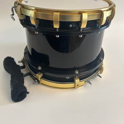 Legato 14" Snare Drum Gold Plated Marching Black REMO RARE!! Metal image 2