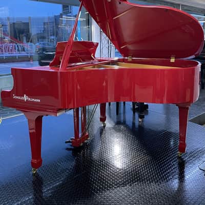 SCHULZE POLLMANN PIANOFORTE A MEZZA CODA S160 ROSSO image 11
