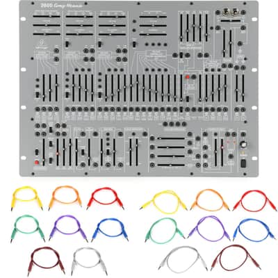 Behringer 2600 Gray Meanie Limited-Edition Analog Semi-modular Synthesizer with Patch Cables