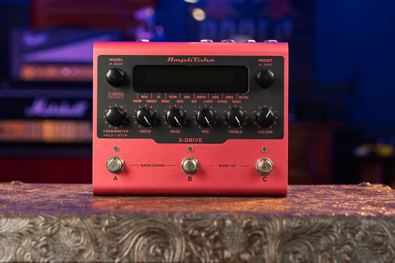 IK Multimedia Amplitube X-Drive Amp-Style Overdrive & Distortion Pedal – Mint with Box image 1
