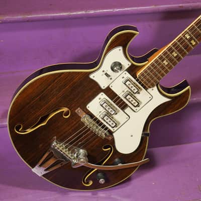 1960s Teisco-made Norma EG-673 Split-Coil Hollowbody Electric Guitar (VIDEO! Ready to Go) image 2