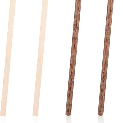 4 Pack Small Steel Tongue Drum Mallets, 5.9 Inch Rubber Drum Mallets Sticks for Xylophone Glockenspiel Musical Instruments Mallet Birch Wood Handle Silicone Head Percussion Sticks image 1