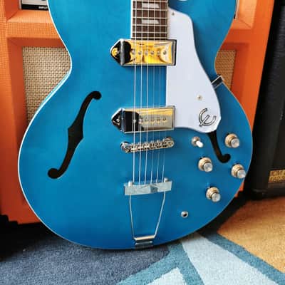 Epiphone Casino Worn 2021 Worn Blue Denim image 2