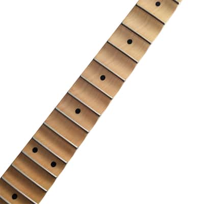 Big Head Full Scalloped Maple Guitar Neck,24-Fret image 4