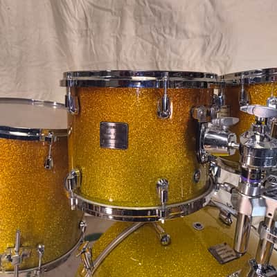 Yamaha Maple Custom Absoulte Nouveau 2006 - Gold Sparkle Fade image 5