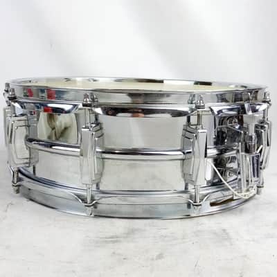 *Ludwig Supraphonic 5x14" Snare Drum Vintage 70s Blue/Olive Badge 10Lug Chicago* image 3