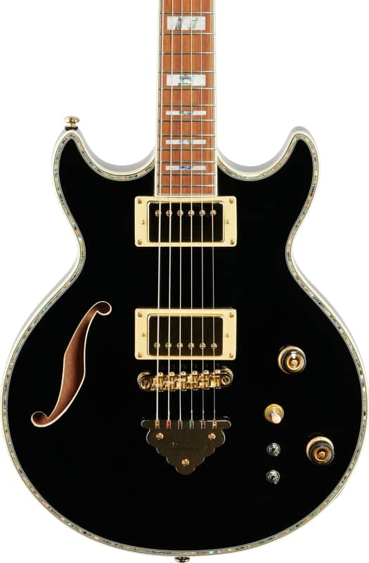 Ibanez AR520H Standard Semi-Hollow Electric Guitar, Jatoba Fingerboard, Black image 1