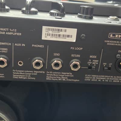 Line 6 Catalyst 100 2-Channel 100-Watt 1x12" Modeling Guitar Combo 2022 - Present - Black image 8