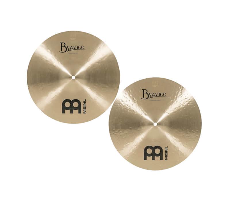 Meinl 14" Byzance Traditional Thin Hi Hat Cymbals image 1