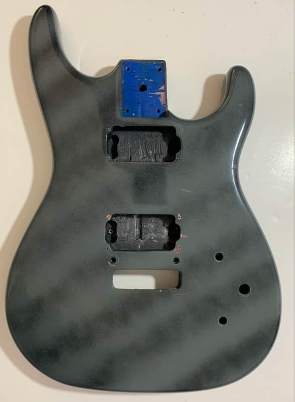Aria Pro ii Electric Guitar Body (XR Series) Two-tone Grey image 1