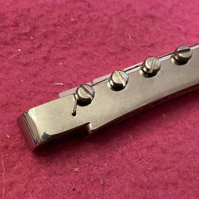 vintage 1970 1972 Gibson ABR1 NICKEL bridge for Les Paul es 335 SG 175 Barney Kessel 150 340 es-125 image 8