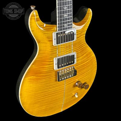 PRS Santana Retro 10 Top Sprayer's Choice Santana Yellow Gold Holoflake Back w/case 0415510 image 4