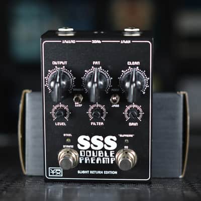 Vertex Steel String Supreme SSS SRV Slight Return Version 2021 - 2022 - Black image 1
