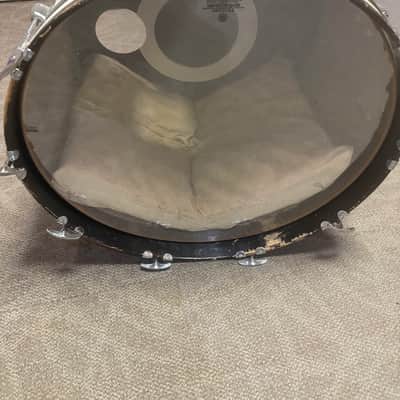Ludwig Combo 22"x14" Bass Drum - White Cortex Wrap  (1978-1980) image 4