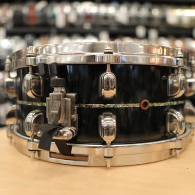 Pre-Owned Tama Limited Edition Starclassic Bubinga Exotix 6x14" (1 of 50) Snare Drum - Midnight Storm Sapele image 7