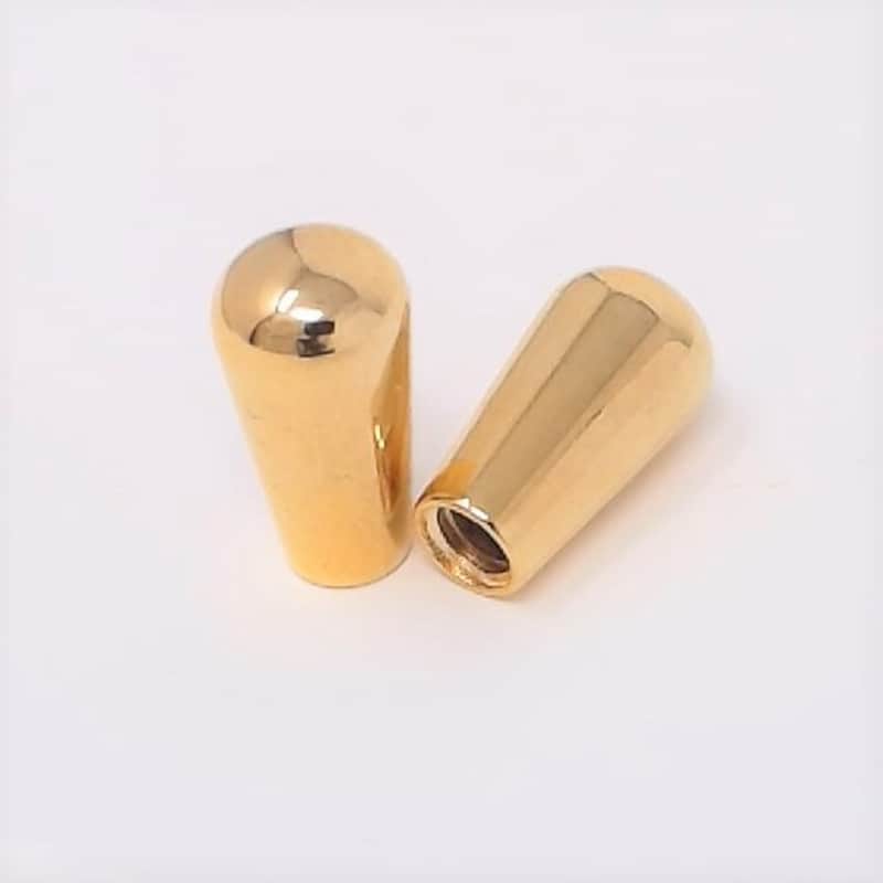 True Custom Shop® Gold Metal Switch Tip for Switchcraft and Gibson USA Les Paul image 1