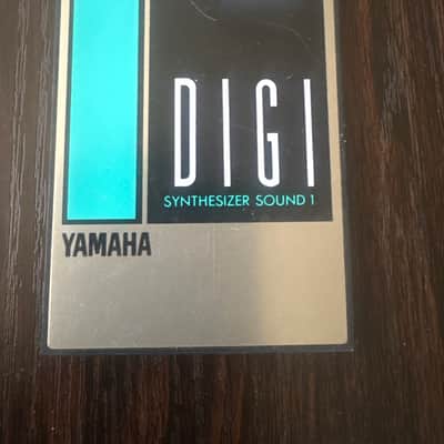 Yamaha SY/TG55 VOICE DATA CARD DIGI SYNTHESIZER SOUND VC5502w Early 90s
