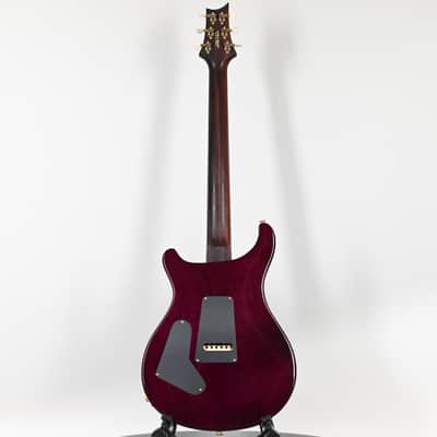PRS Custom 24 Wood Library w/ 1-Piece Quilt 10-Top, Brazilian Rosewood, & 58/15 LT Pickups- Aquableux Purple Burst 2026 (0423889) image 4